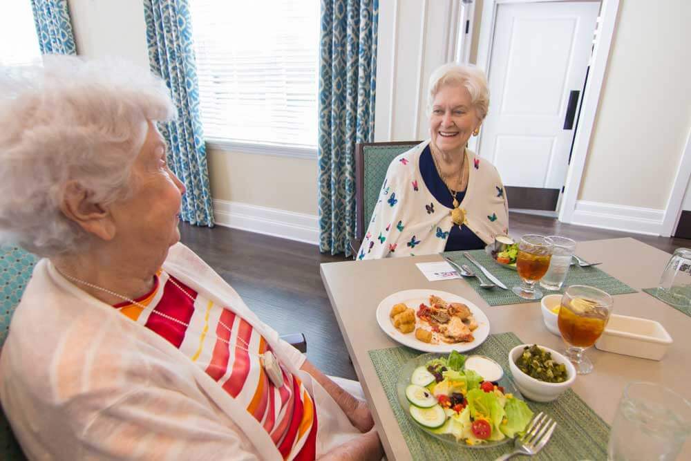 Respite Care Residents Dining